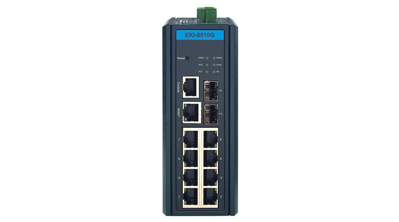 Advantech presenta lo switch EKI-8510G certificato CC-Link IE TSN Classe A e B